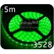 Taśma LED 5m 60led/m SMD 3528 zielony