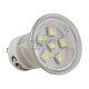 Żarówka LED MR11 GU10 6 LED SMD 5050 230 V biała ciepła