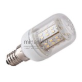 Żarówka LED E14 48 LED SMD 3014 230 V, biała ciepła